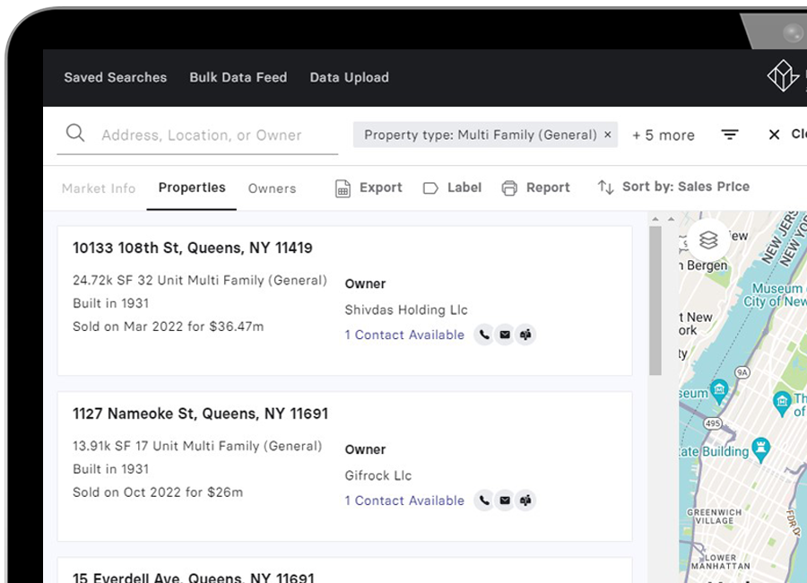 Reonomy Web Application Property Intelligence, Property Search, Property Data & Property Records