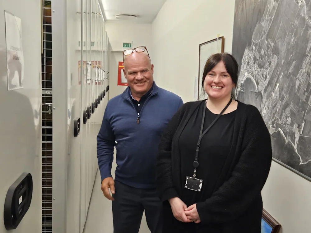 Visit of National Archives to District Archive of Akranes 2024