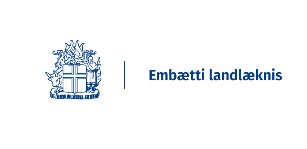 Embætti landlæknis, blátt merki