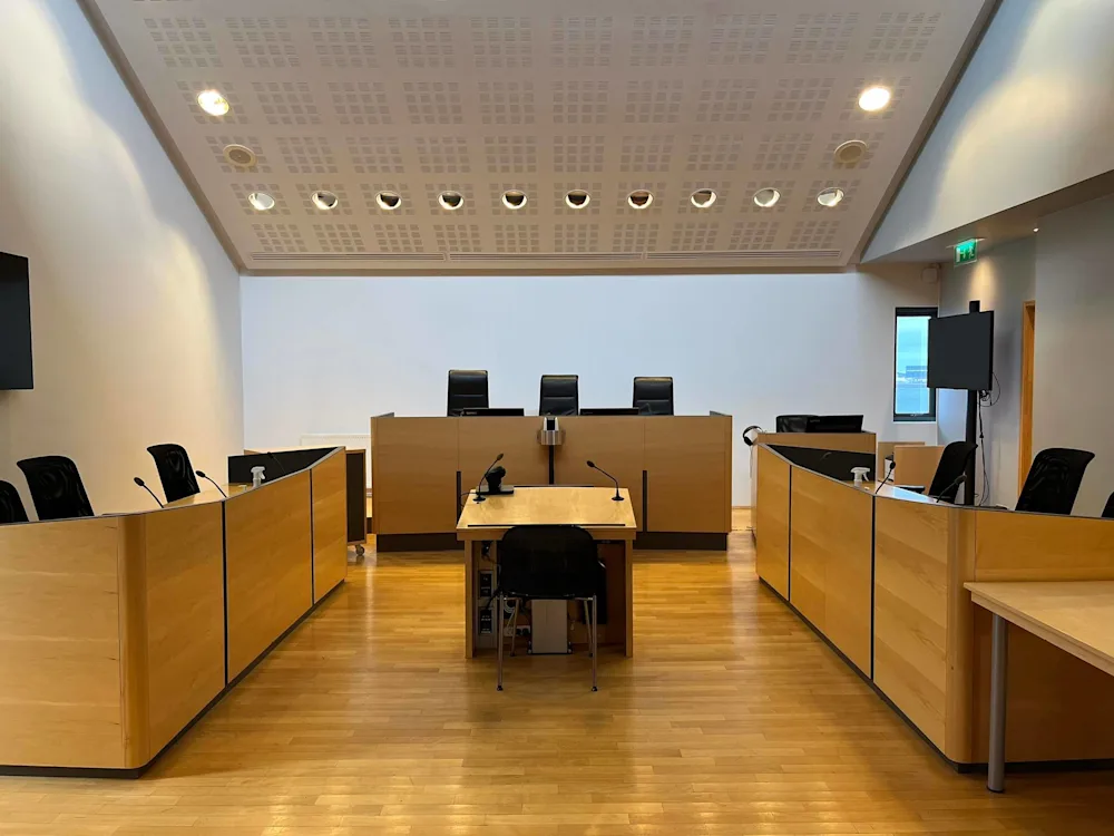 Dómsalur 1 í Héraðsdómi Reykjaness