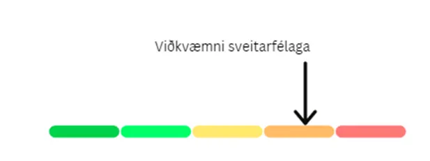 vidkvæmni sveitarfélaga