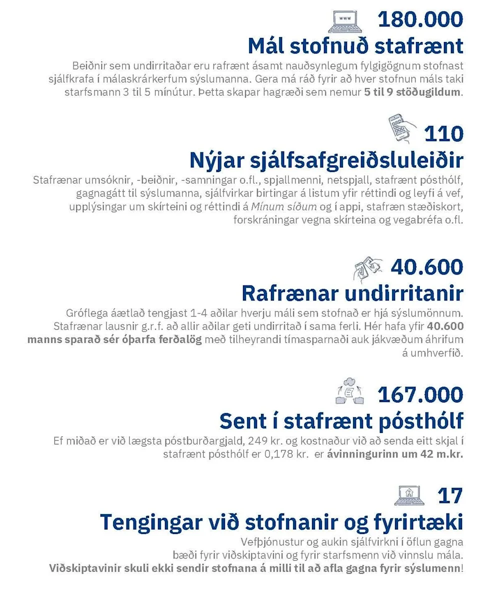 Stafræn umbreyting sýslumanna mynd 1