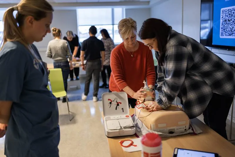 Starfsfólki kennd grunnendurlífgun
