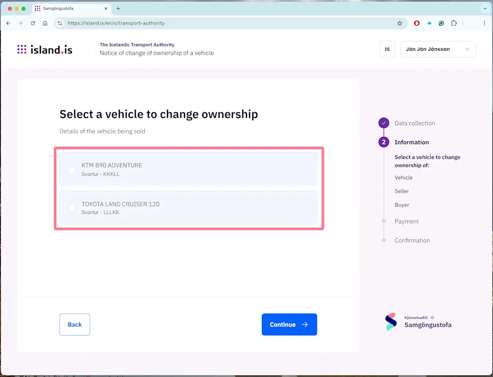 Electronic change of vehicle ownership - sale - image 11