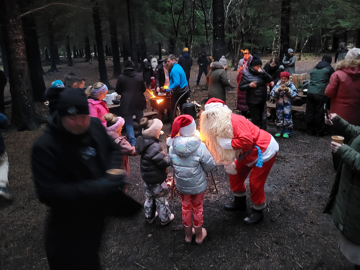 Santa-Claus in Haukadalur National Forest. Photo: Guðrún Rósa Hólmarsdóttir