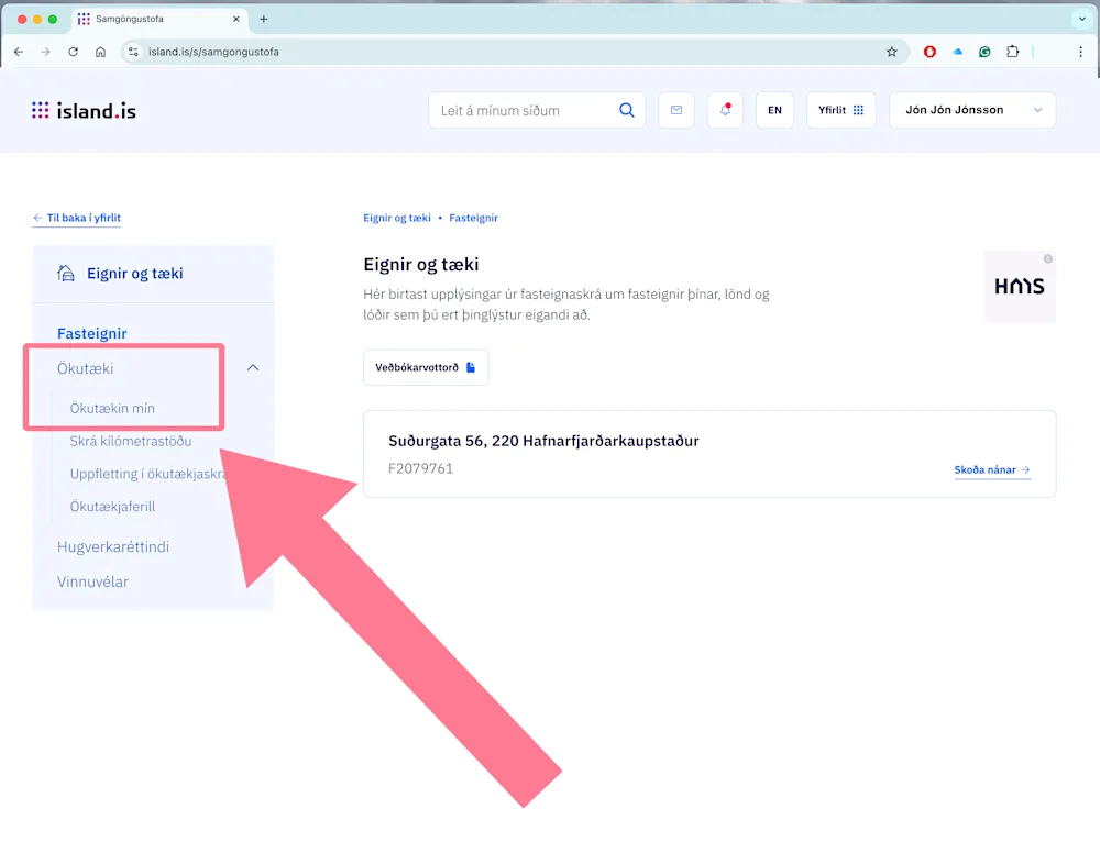Rafræn eigendaskipti sala mynd 6
