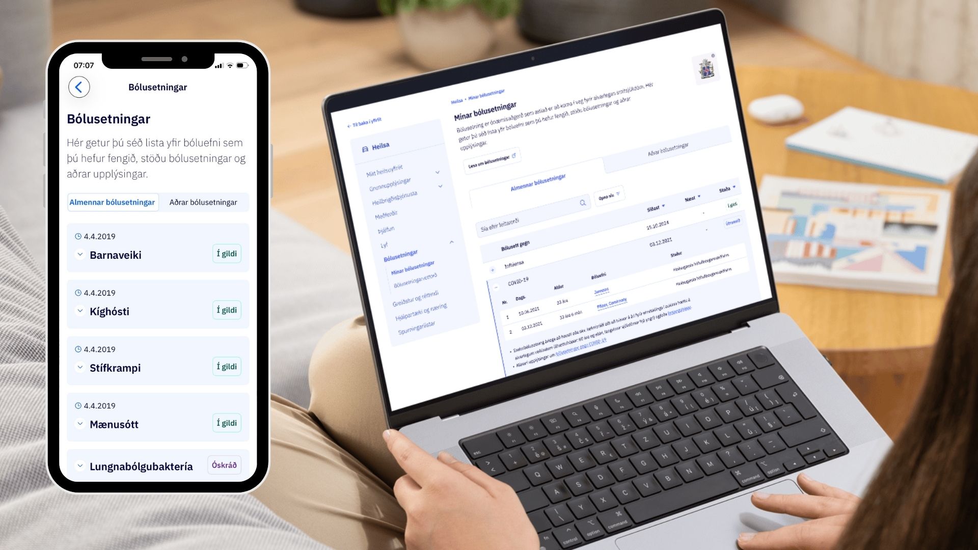 Mínar síður - Um Mínar síður | Stafrænt Ísland