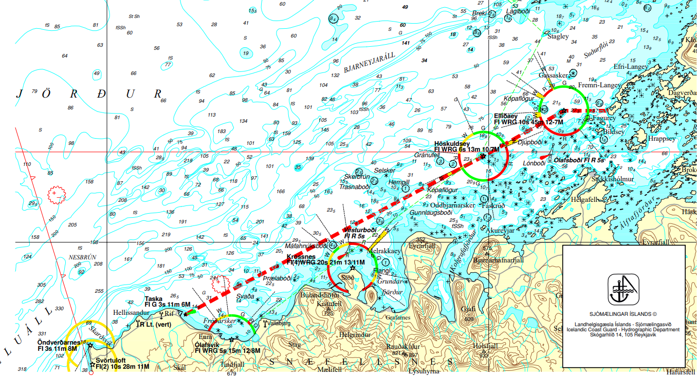 Limited area of operation of recreational craft | Ísland.is
