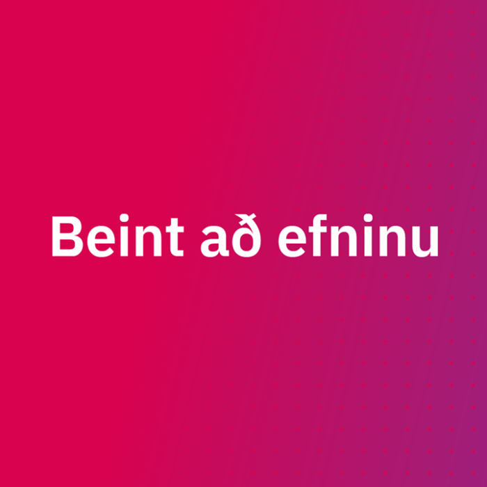 Beint að efninu