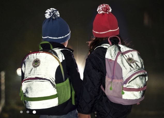Reflectors - children with backpacks