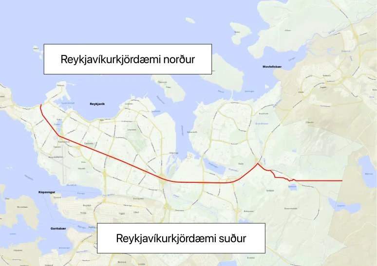 Mörk Reykjavíkurkjördæma