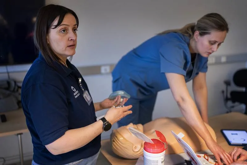 Starfsfólki kennd grunnendurlífgun