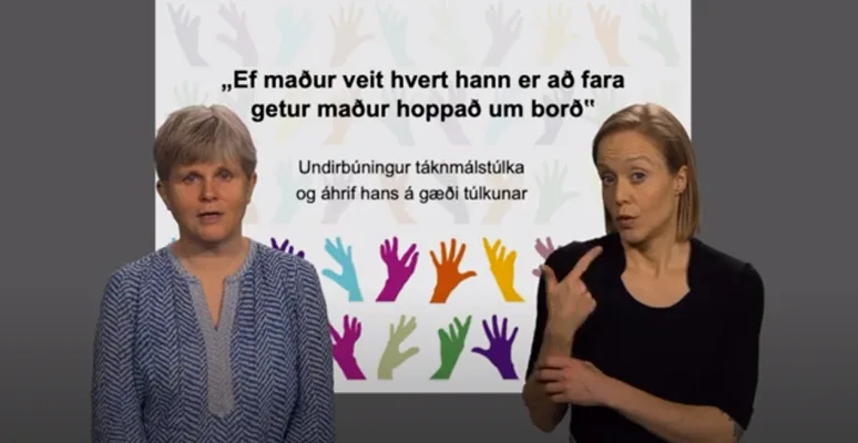 Impact of preparation on the quality of sign language interpretation