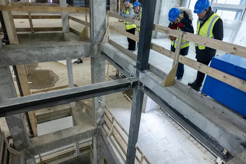 Framkvæmdastjórn Landspítala heimsækir verkstað