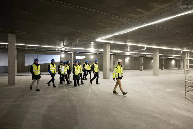 Framkvæmdastjórn Landspítala heimsækir verkstað