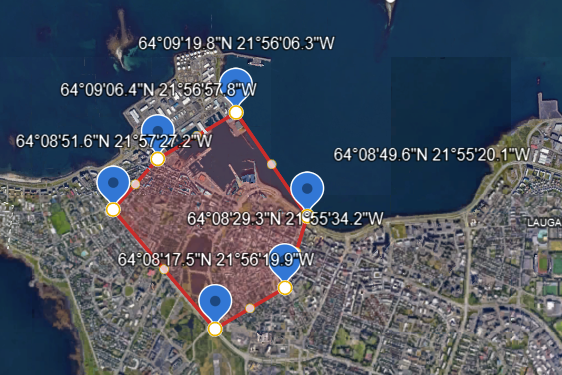 Samgöngustofa drónabann Reykjavík Norðurlandaráðsþing okt 2024 rétt