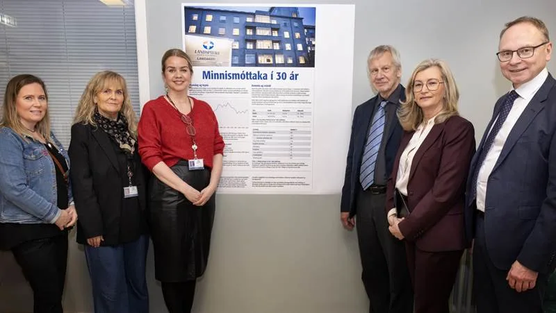 Minnismóttaka í 30 ár