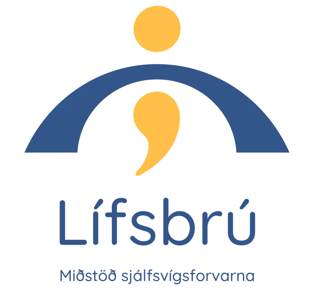 Lífsbrú. Miðstöð sjálfsvígsforvarna. Kennimerki