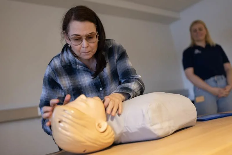 Starfsfólki kennd grunnendurlífgun