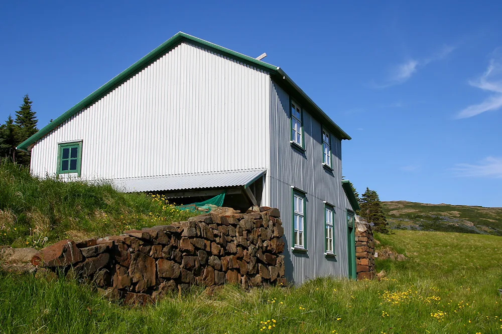 The old Jórvík farmhouse after external renovation. Photo credits: Pétur Halldórsson