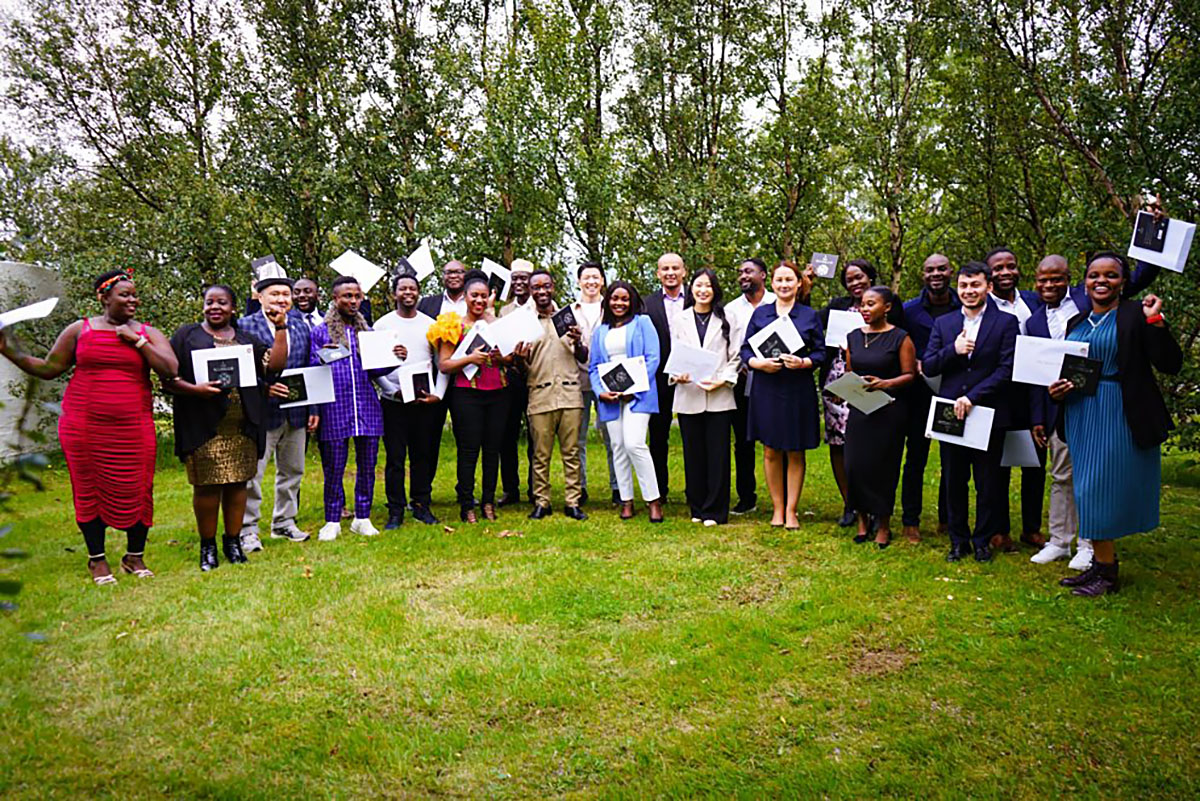 Graduating students from GRÓ - LRT 2024. Photo from grocentre.is