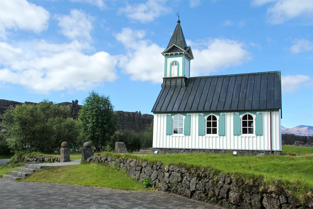 The Þingvellir Church. Photo credits: Pétur Halldórsson