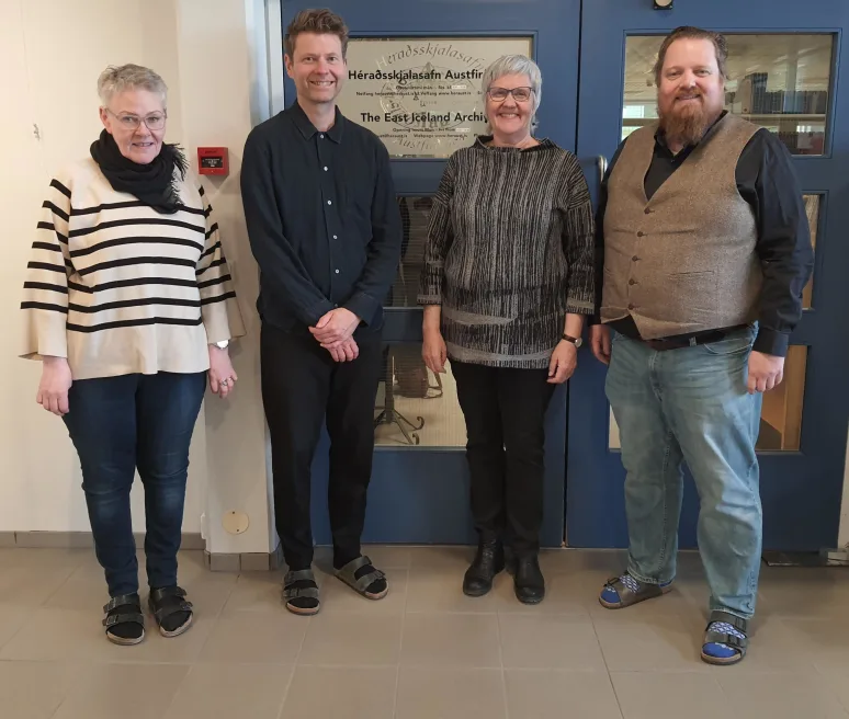 General Director of the National Archives visits East Iceland District Archives