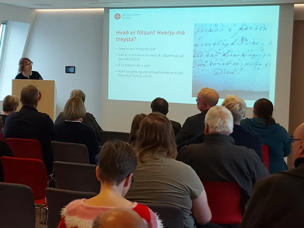 Research Day of the National Archives 2025 - Ragnhildur Holmgeirsdottir