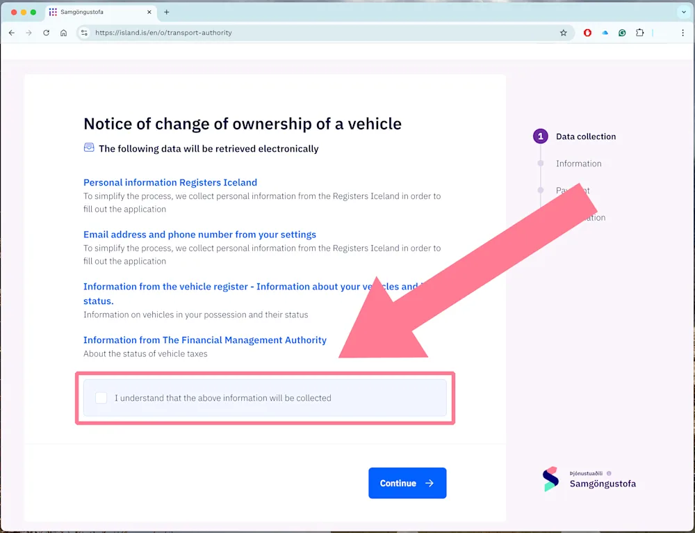 Electronic change of vehicle ownership - sale - image 10