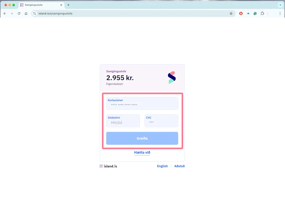 Rafræn eigendaskipti sala mynd 16