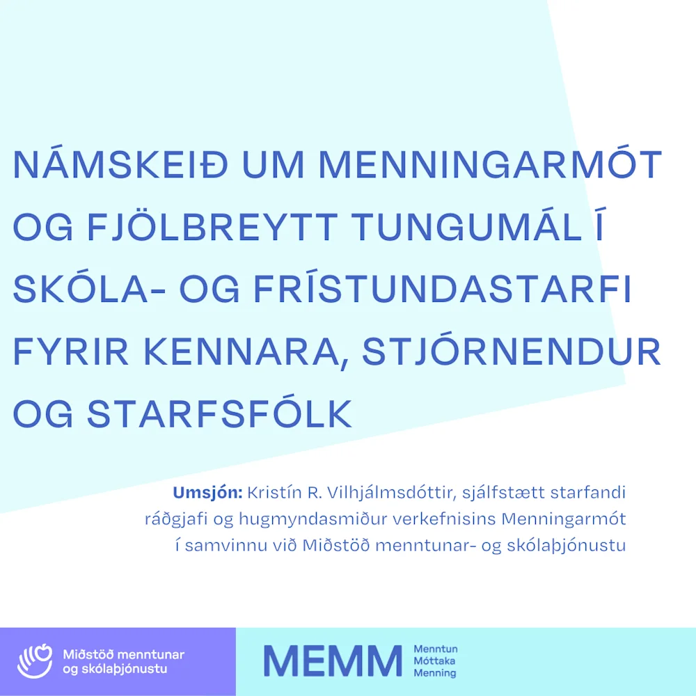 Námskeið um Menningarmót