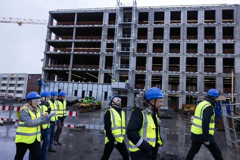 Framkvæmdastjórn Landspítala heimsækir verkstað