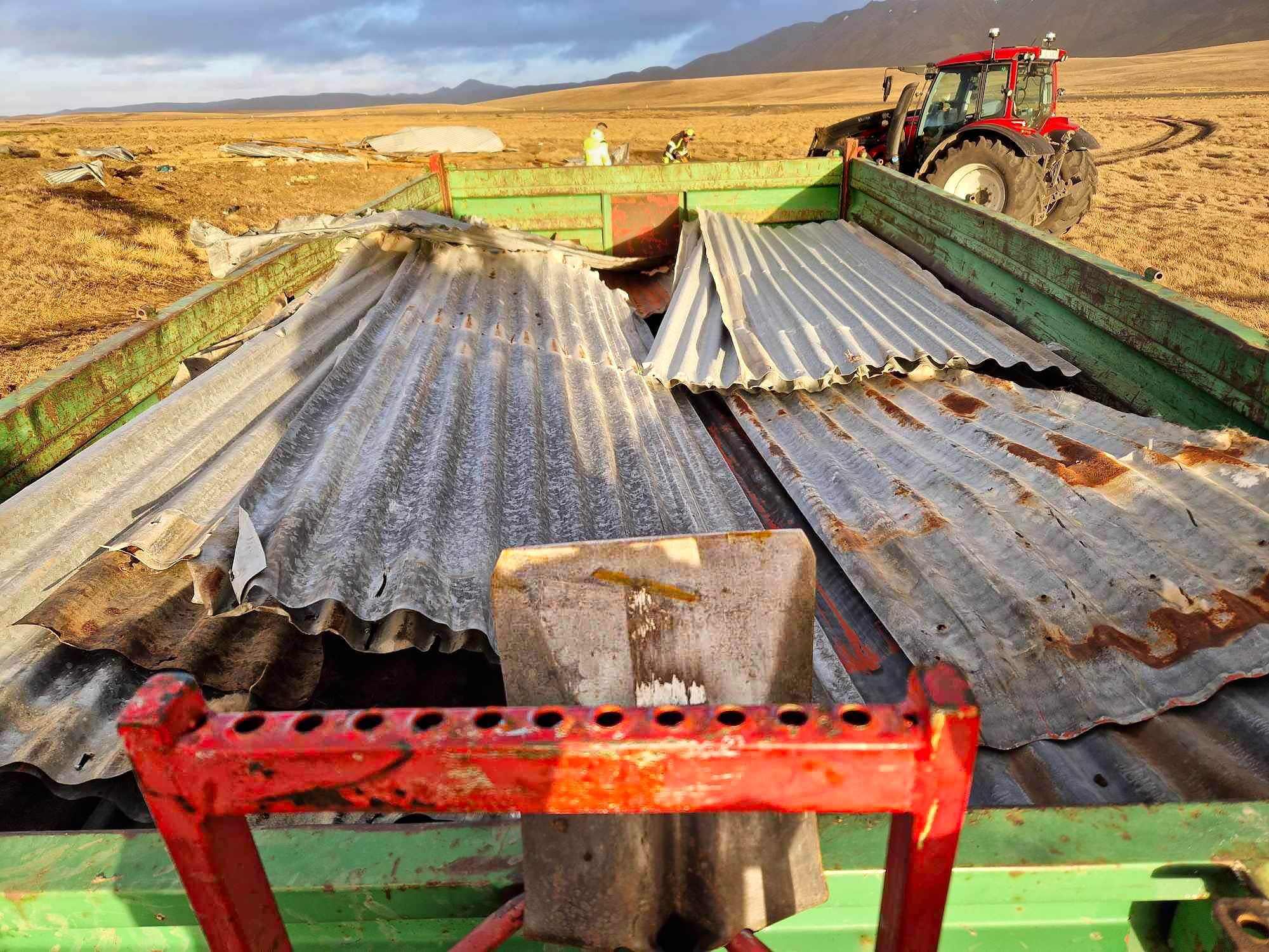 Shed blown over in Víðidalur-6