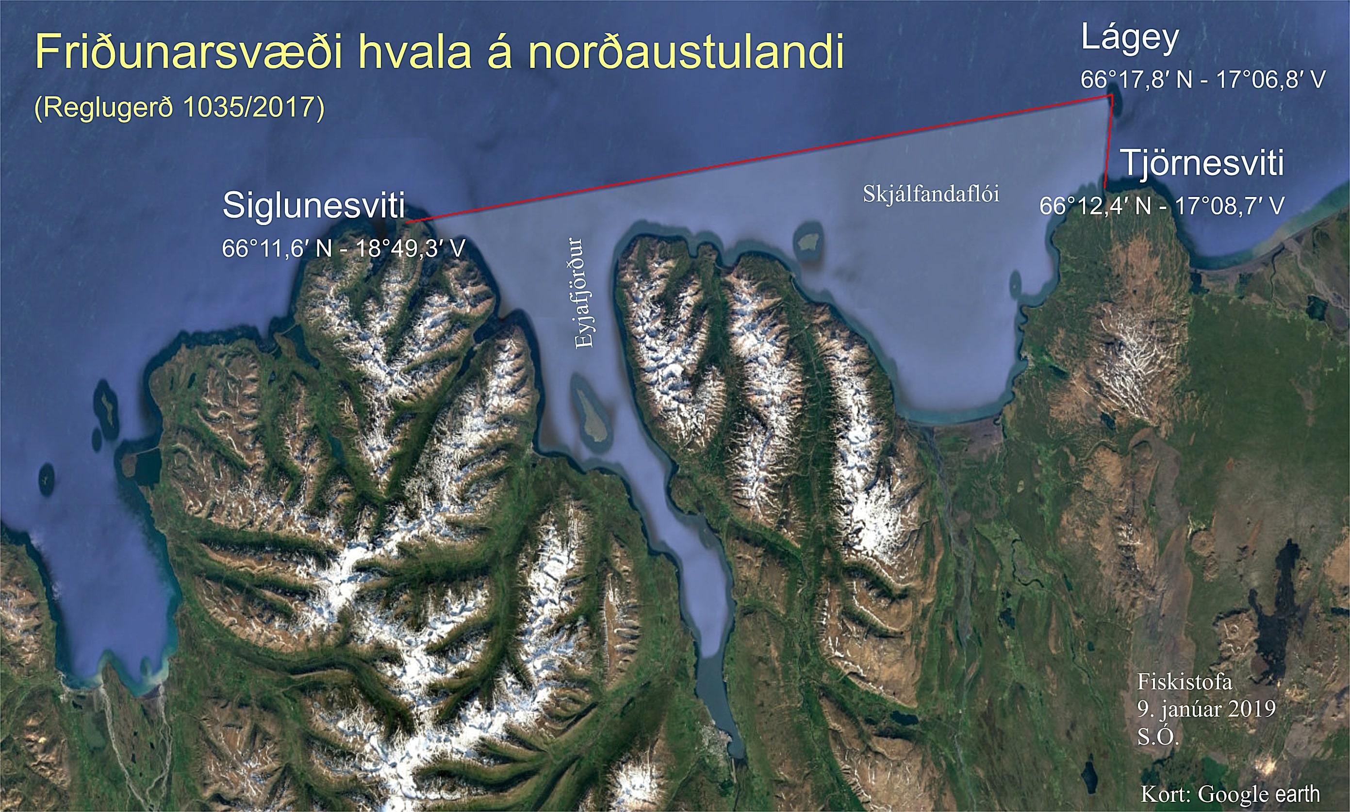Friðunarsvæði á Norðausturlandi