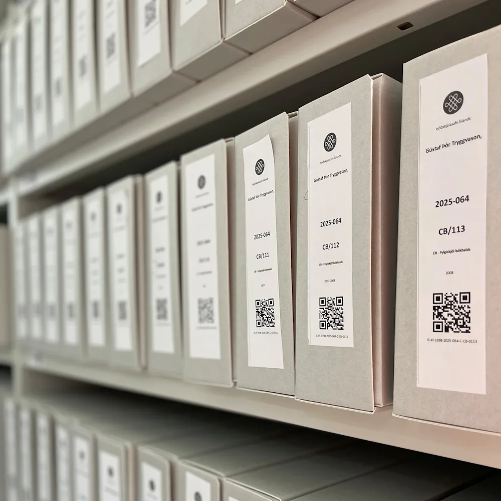 Private archive of Gústaf Þór Tryggvason-storage