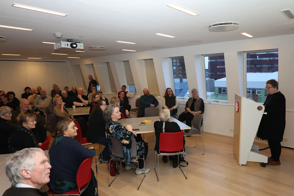 Kristjana Kristinsdóttir kveður Þjóðskjalasafn