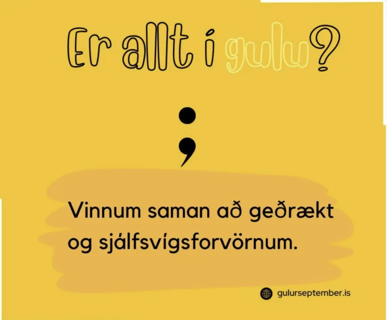 Er allt á gulu?