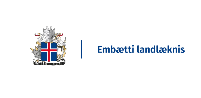 Embætti landlæknis - logo-litur-ISL-stort