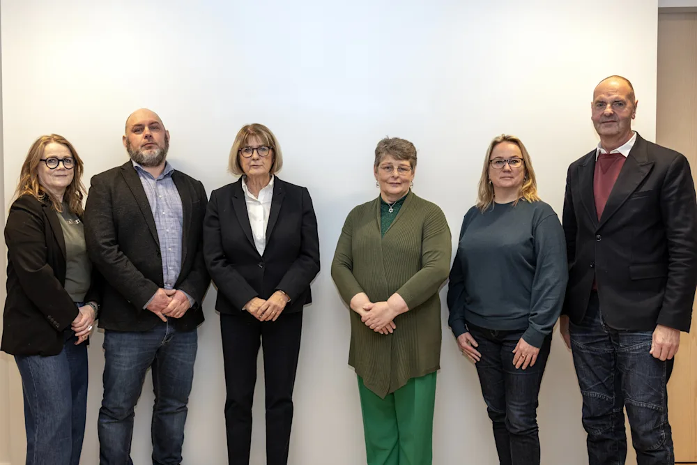 Board of Directors of the National Archives 2024. In the photo from left: Erla Hulda Halldórsdóttir, Gunnar Örn Hannesson, Anna Agnarsdóttir, Jóna Símonía Bjarnadóttir, Ragna Kemp Haraldsdóttir og Óskar Jörgen Sandholt