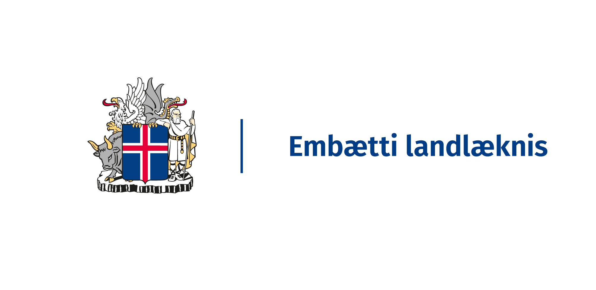 Embætti landlæknis - logo-litur-ISL-litid
