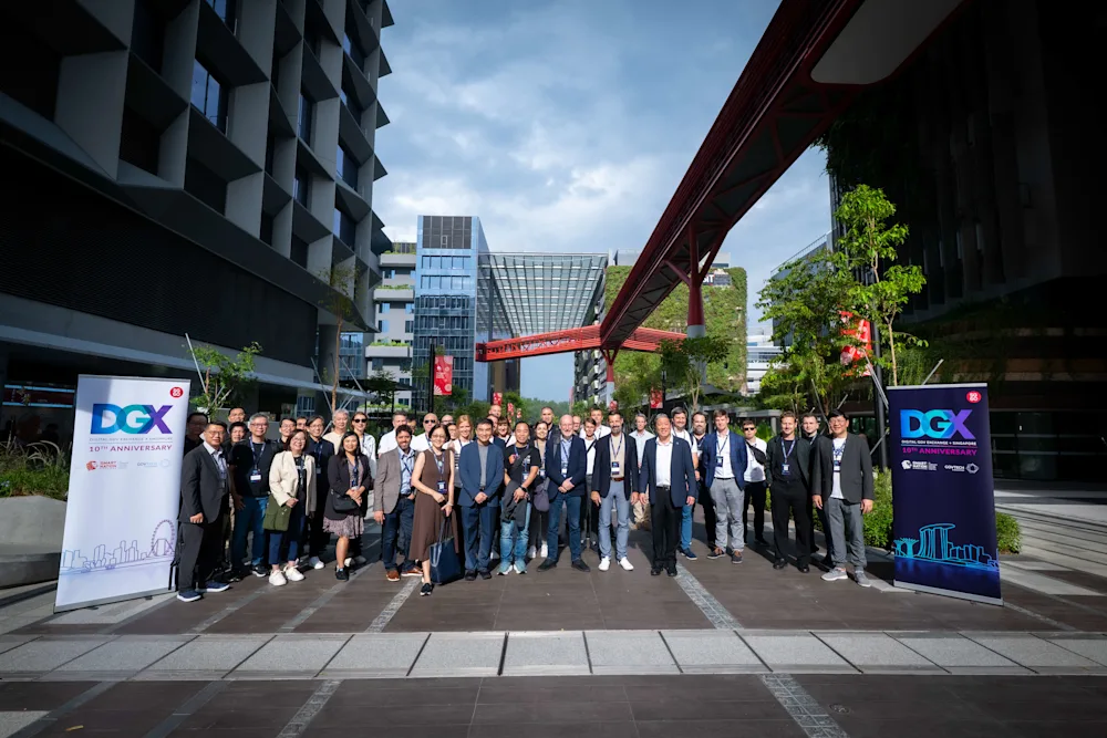 Participants at Digital Gov Exchange (DGX) í Singapore