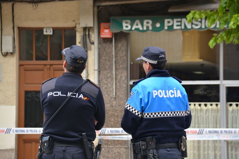 alarma con aviso a la policia
