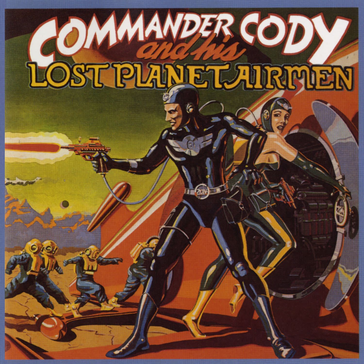 Cover Image for Commander Cody And His Lost Planet Airmen - "Hawaii Blues" (1975 Warner Bros. Records)