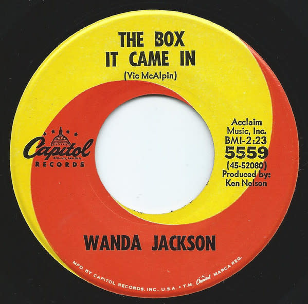 Cover Image for Wanda Jackson - "The Box It Came In" (1966 Capitol Records)