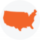 Nationwide coverage Icon