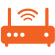 Dedicated Internet Access - orange router icon