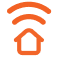 Data Center and Colocation - orange home icon