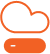 Hosted VoIP - orange cloud icon