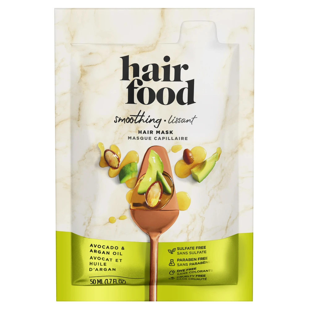 Hair Food Avocado & Argan Oil Smoothing Hair Mask with Avocado & Argan Oil Ingredients