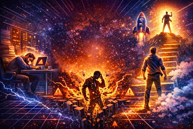 Burnout to recovery in cyberpunk world